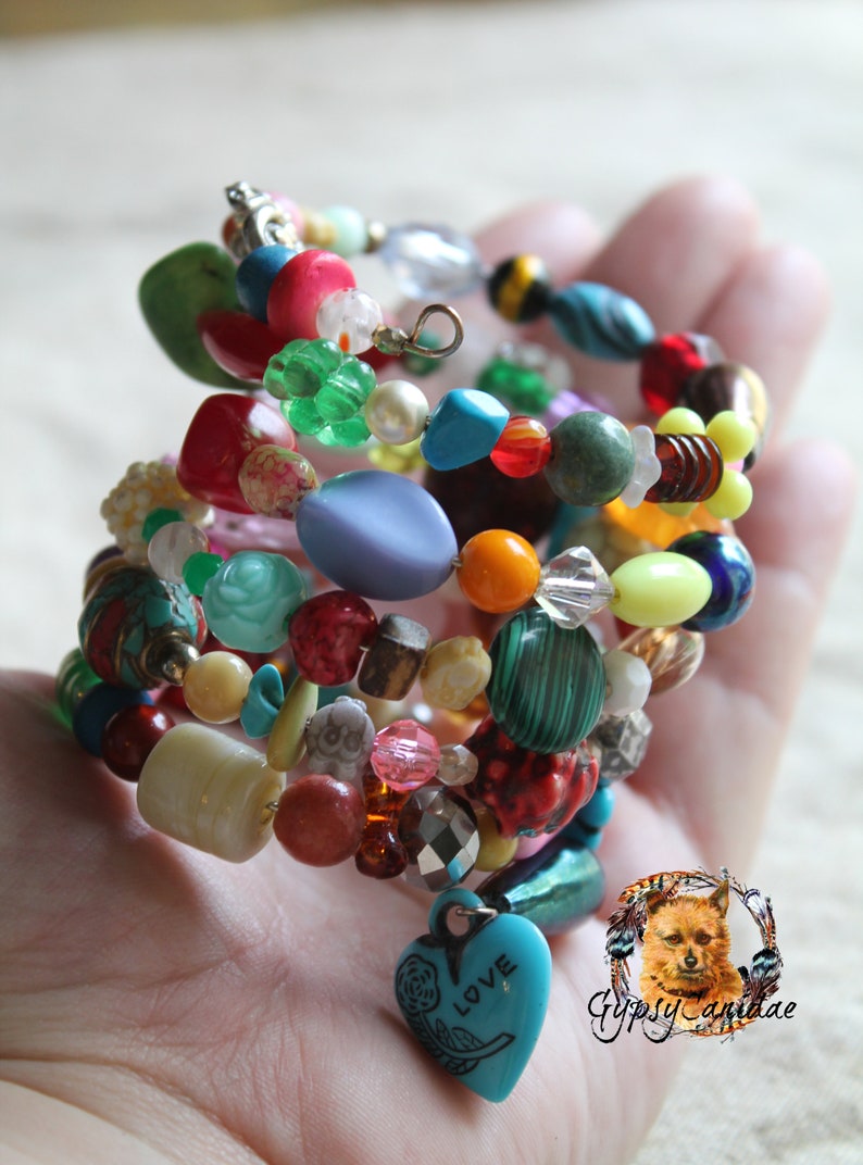 Love and Pride Memory Wire Bracelet LGBTQ Jewelry Boho Bracelet Pride Jewelry Rainbow Bracelet Memory Wire Cuff Wrap Bracelet
