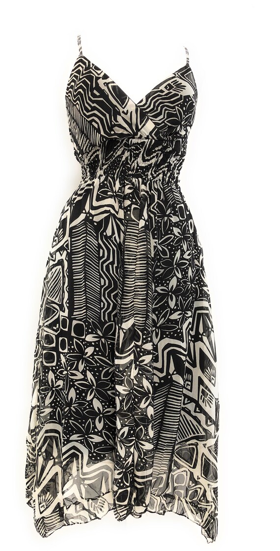 Ladies Empire Waist Spaghetti Strap 