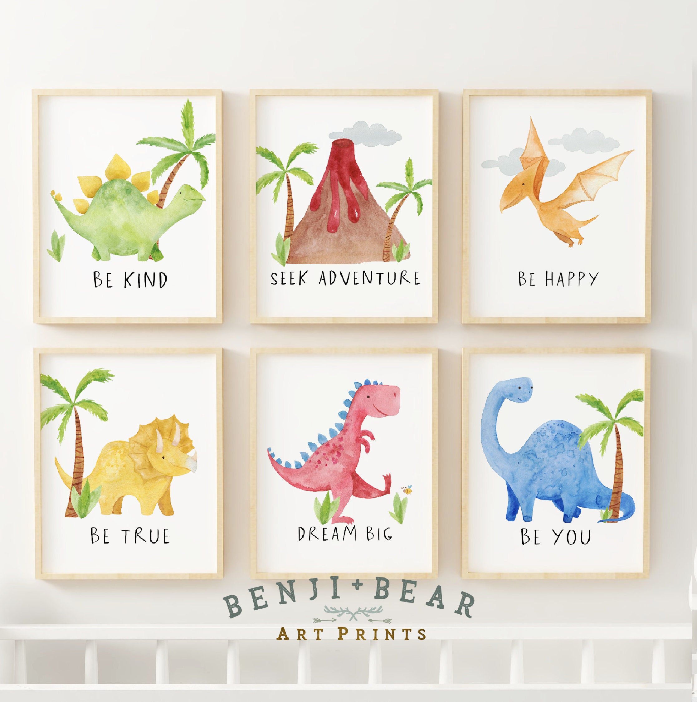 Dinosaur Nursery Prints Dinosaur Nursery Decor Nursery Etsy Canada