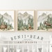 Woodland Nursery Prints, Mountain Print, Boy Woodland Nursery Print,  Boy Wall Art, Printable Wall Art, Digital Download 
