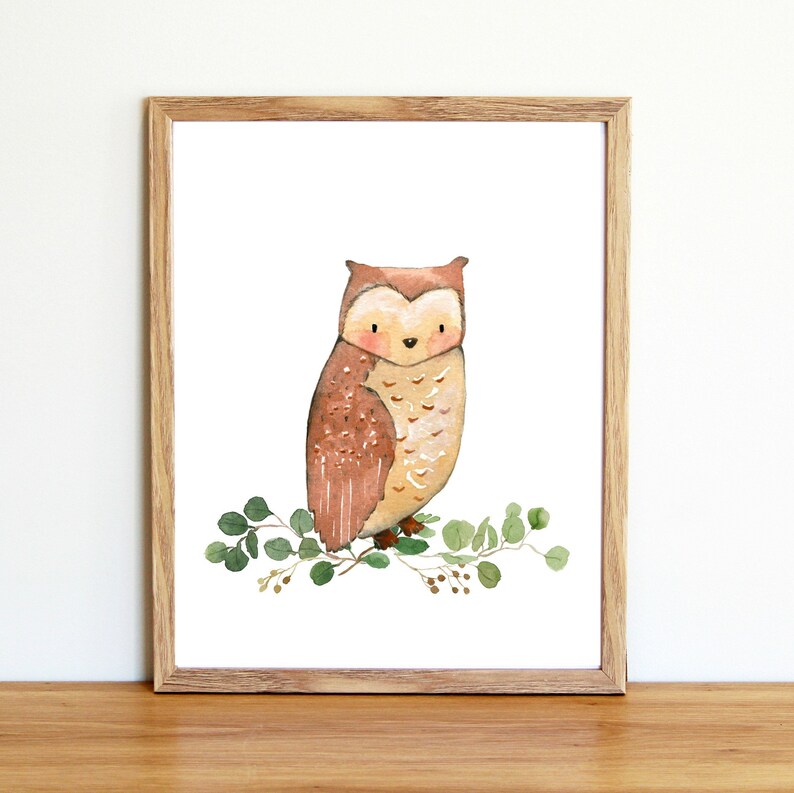 Woodland Nursery Decor Boy Woodland Nursery Prints Woodland Etsy