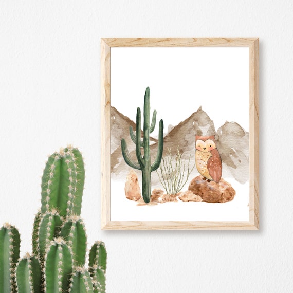 Boho Nursery Decor Cactus Nursery Prints Nursery Decor Set Etsy Singapore