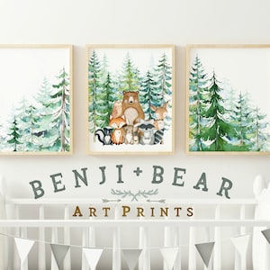 woodland theme boy nursery