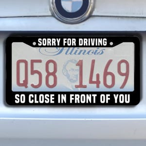 Sassy Licence Plate