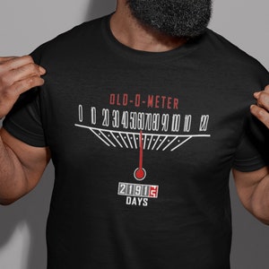 Oldometer 60th Birthday Shirt - Bday Gift for Men Old Car Guy Car Restorer Classic Car Owner