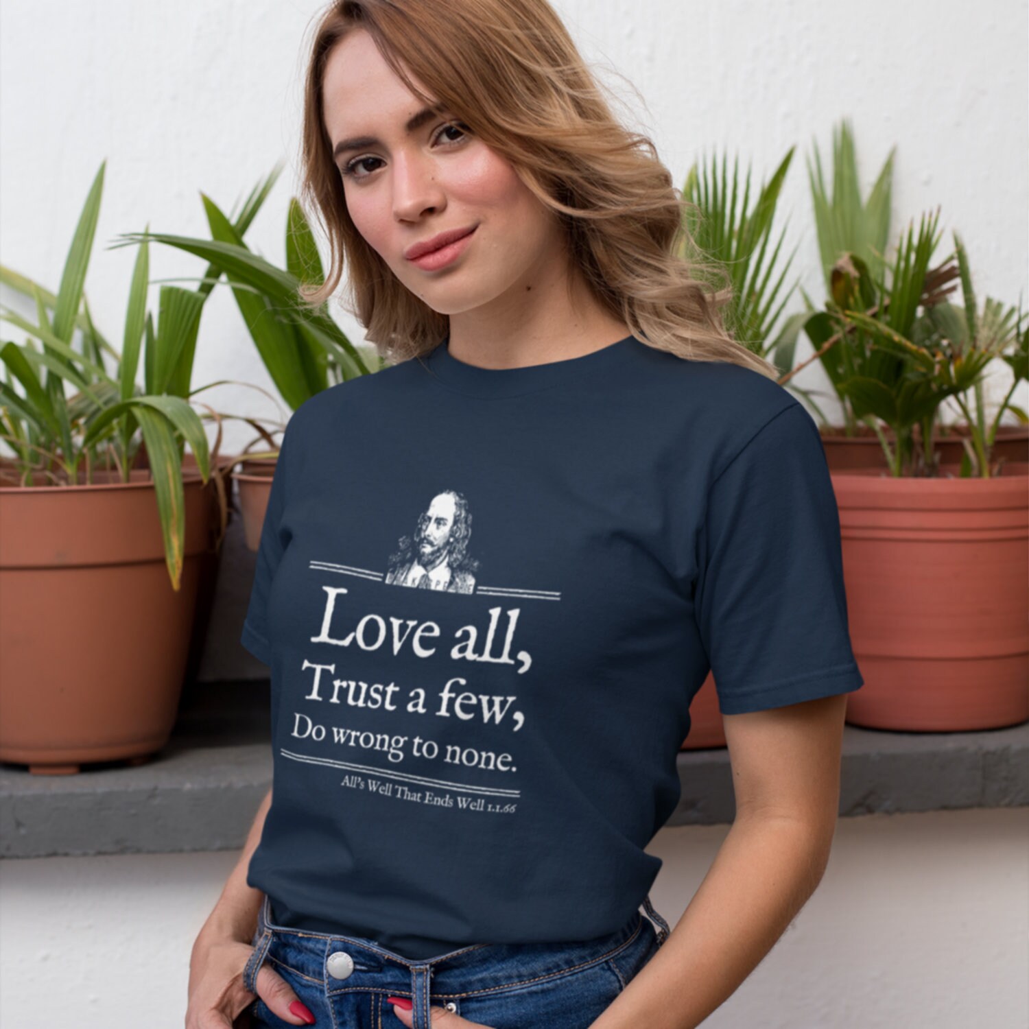 Love All Shakespeare Quote Shirt Theater English Literature Gift Short ...