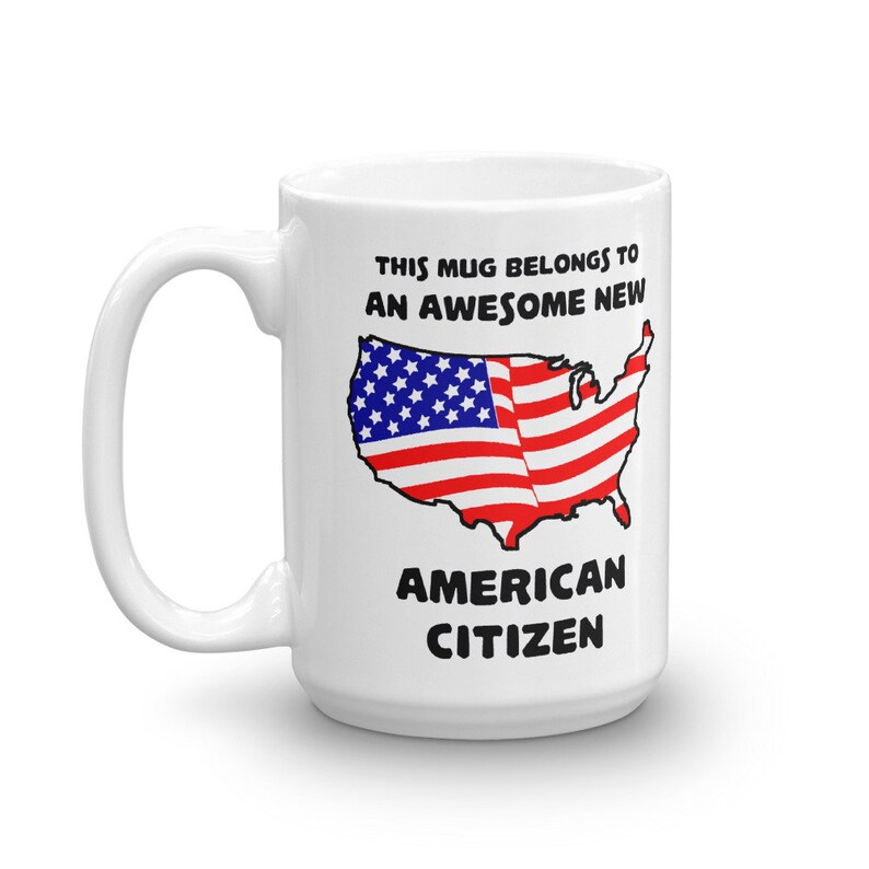 New American Citizen Coffee Mug US Citizenship Gifts for New Etsy