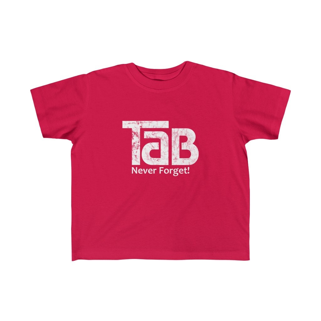 Tab Soda Never Forget Kids T-shirt 2T 