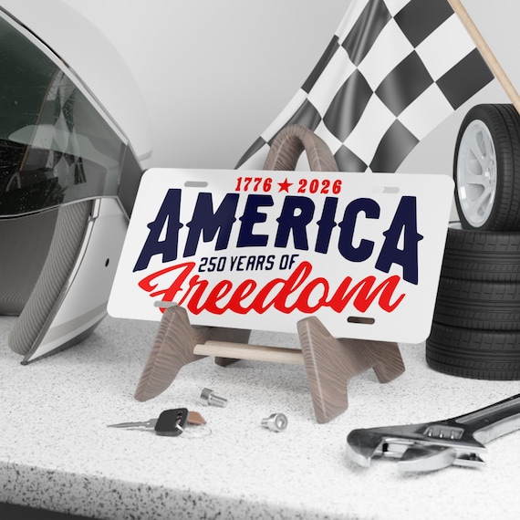 アメリカ独立250周年記念ナンバープレート / 1776年～2026年 米国建国