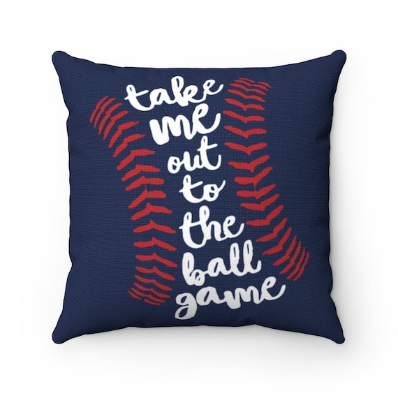 baseball throw pillow