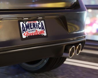 America 250 Years of Freedom License Plate / 1776 2026 USA