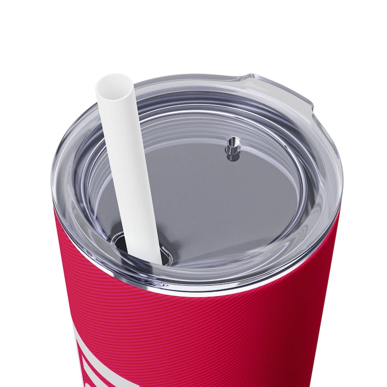 TaB Soda Never Forget Skinny Tumbler / 20oz Stainless Steel with Straw image 5