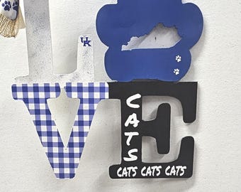 Dekoracje Kentucky Wildcats, Dekoracje Uniwersytetu Kentucky, Wieszak na drzwi Kentucky, Zestaw wymiennych wagonów Kentucky, Wieszak na drzwi ciężarówki Kentucky