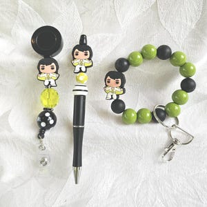 Elvis Presley Pens, Elvis Badge Reel, Elvis Beaded Badge Reel, Elvis Presley Wristlet, Elvis Beaded Pens, Elvis Wristlet, Elvis Key Chain