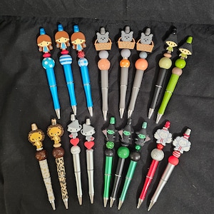 Wizard of Oz Pens, Kid&#39;s Pens, Kid&#39;s Party Favors, Dorothy Pen, Toto Pen, Scarecrow Pen, Wicked Witch Pen, Cowardly Lion Pen, Tin Man Pen