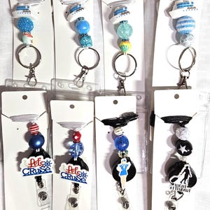 CRUISE Lanyards, Flight Attendant Lanyards, Lanyards for Cruises, Cruise Necessities, Lanyards, Beaded Lanyards, Flight Attendant ID Holder