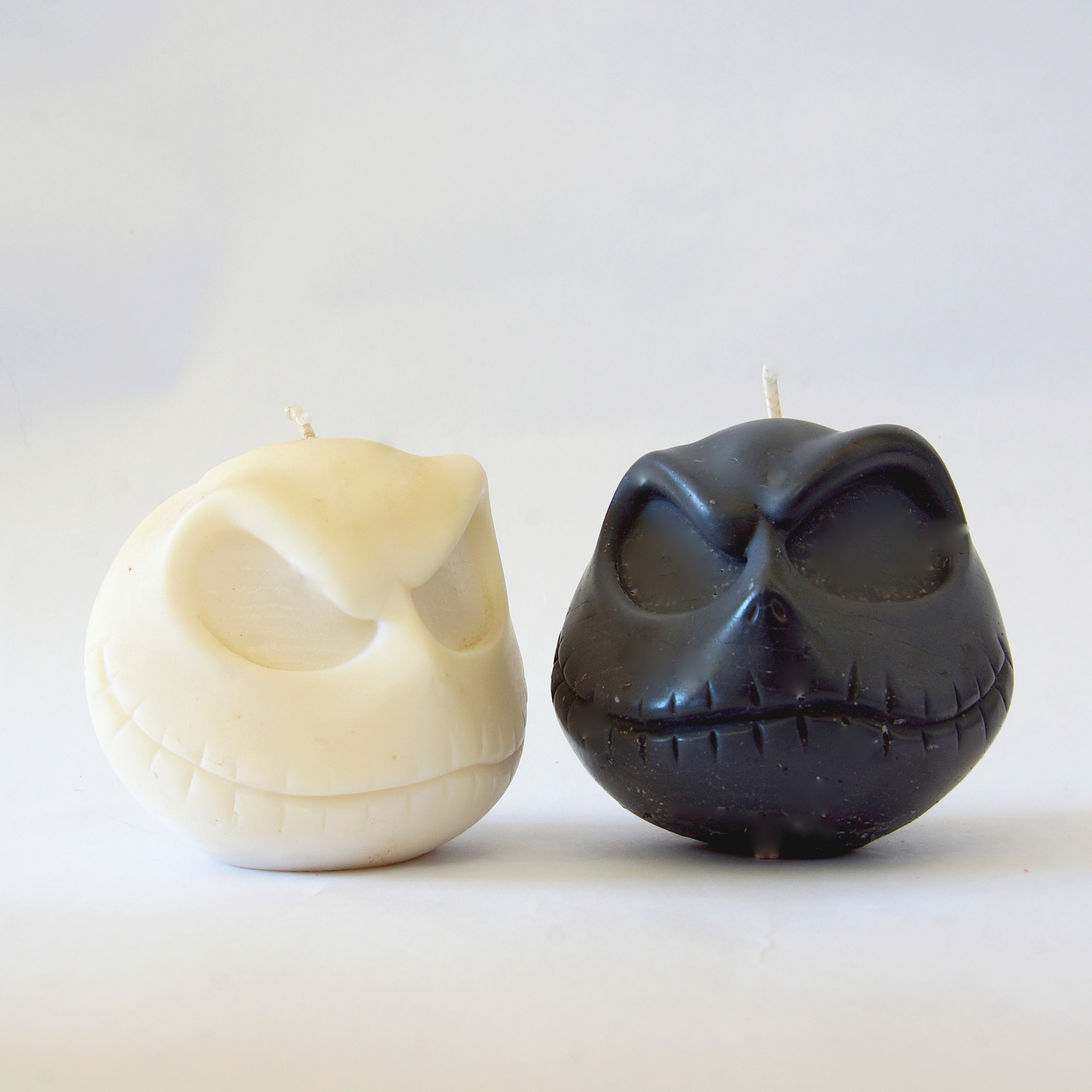Jack Skellington the Nightmare Before Christmas Skull Candle Etsy