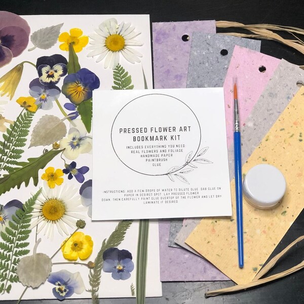 Pressed Flower Kit Etsy