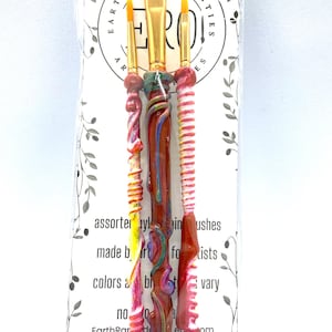 Paintbrush Set - Set of 3 One of a Kind Paintbrushes, for painters, crafters, artists, model painting, miniatures
