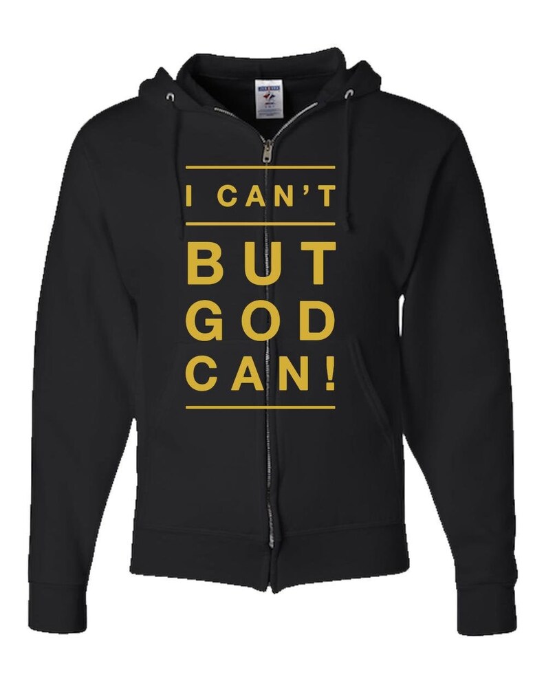 Christian Hoodie Inspirational Religious Quote I Can't Etsy