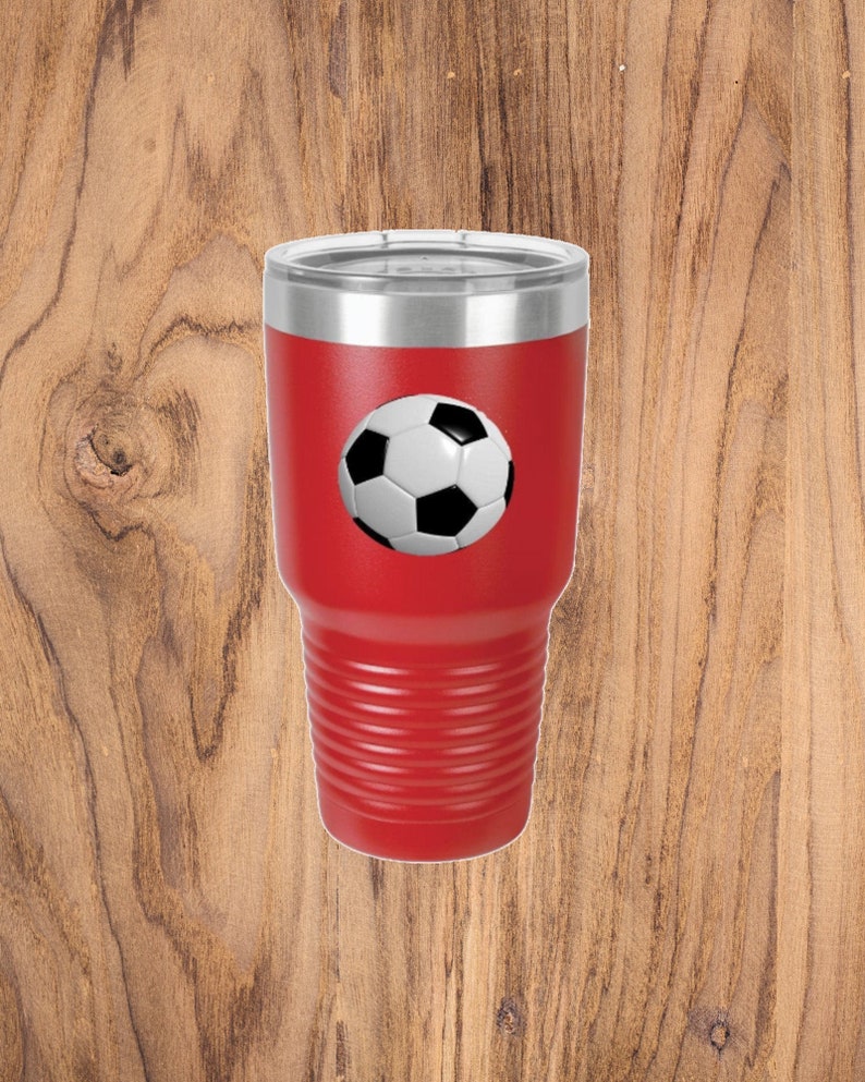 Soccer Tumbler Stainless Steel Tumbler Gift for Soccer Etsy