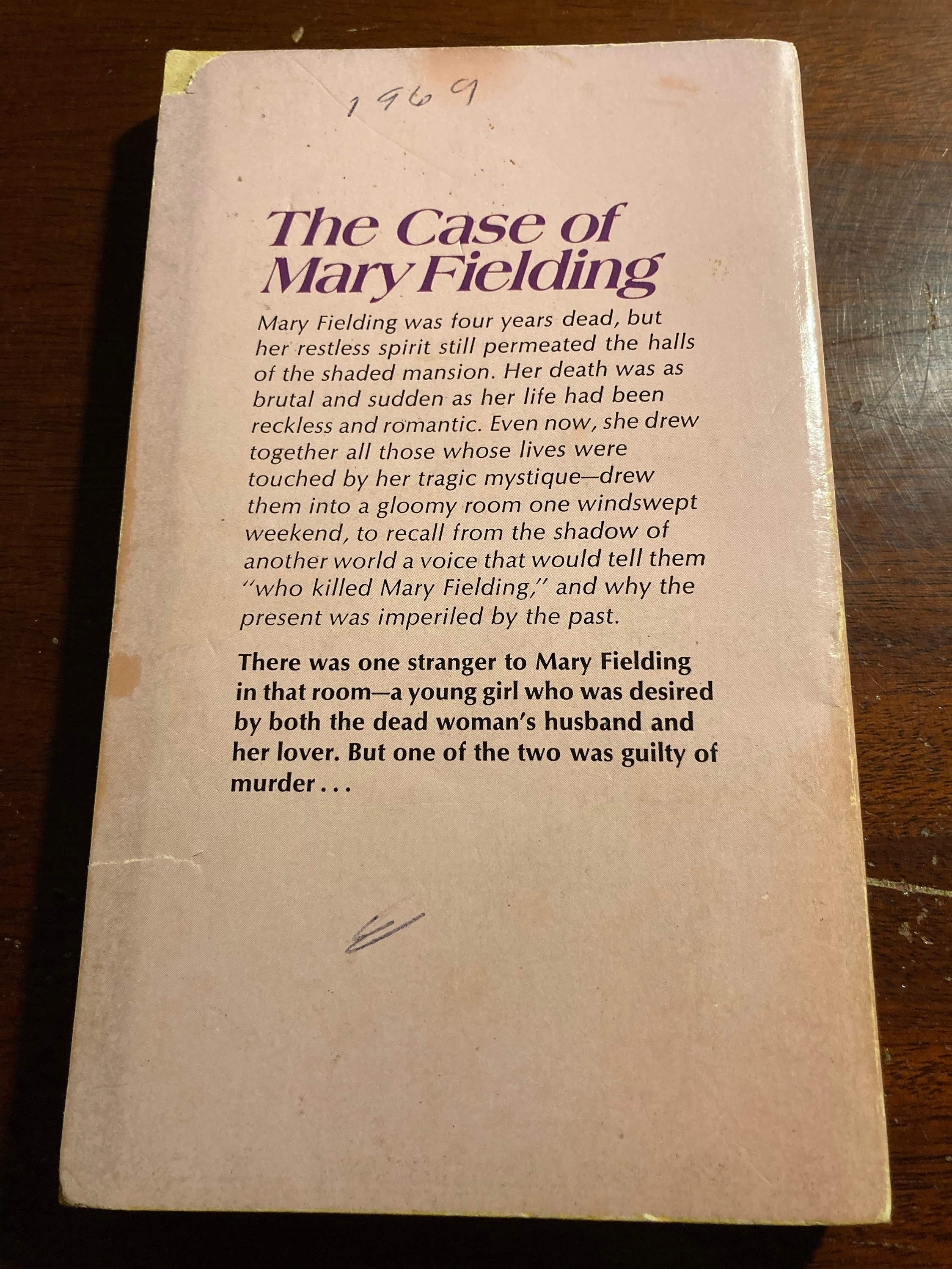 The Case of Mary Fielding Margaret Erskine 1969 1960s Gothic - Etsy Canada