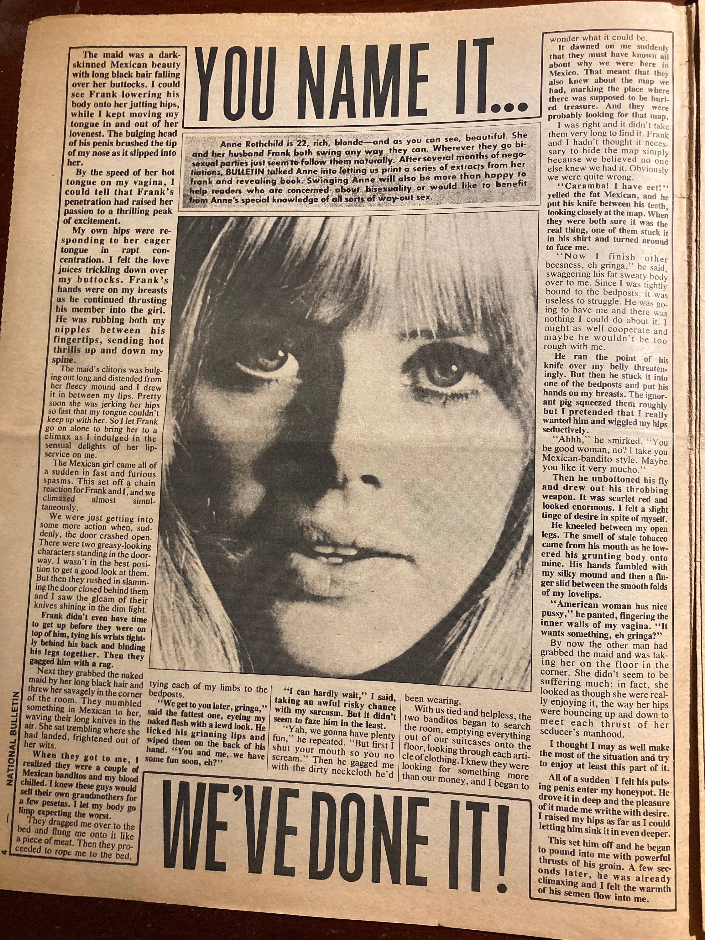 Mature National Bulletin June 12 1972 Sex Laws Witchcraft Sex Etsy Israel