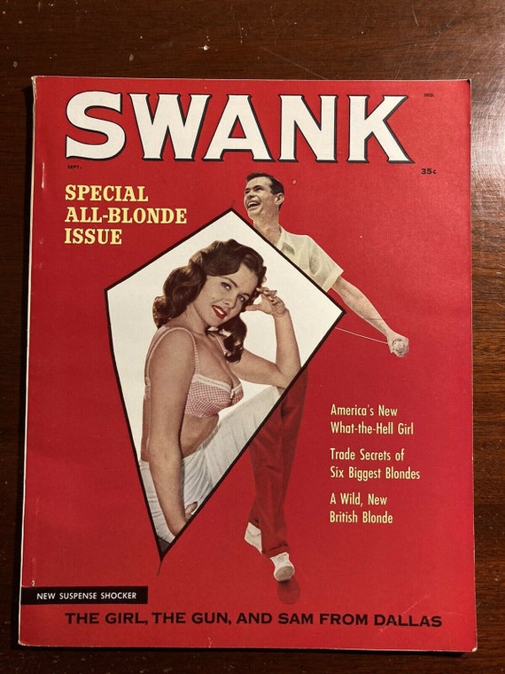 Swank Magazine September 1958 All-Blonde Issue British America | Etsy