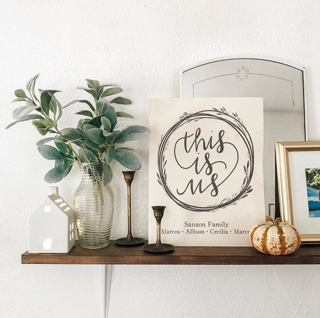 This is Us Family Print Personalized Print Personalized Home Etsy