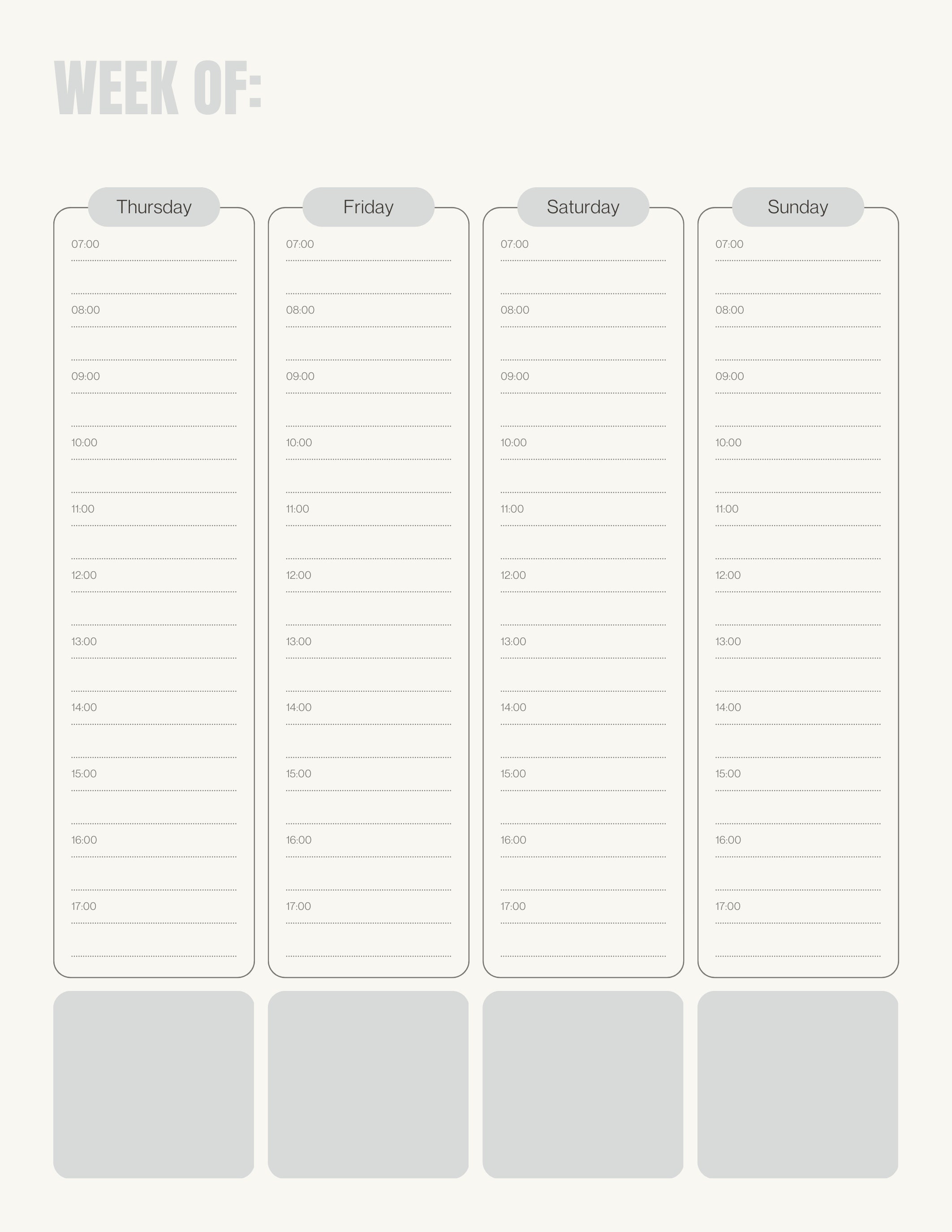 Weekly Planner Bullet Journal Pages Instant Download Printable Planner ...