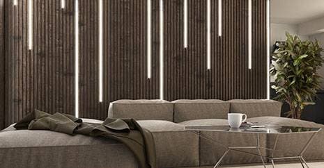 White Ash Solid Wood Slat Wall Panels - For Sale, Buy Online