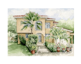 Custom Home Portrait