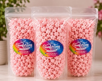 Pink Candy Coated Popcorn