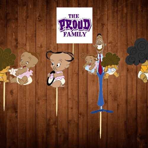 Proud Family Twins Cupcake Toppers 1 Dozen Etsy