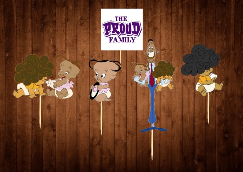 Proud Family Twins Cupcake Toppers 1 Dozen Etsy