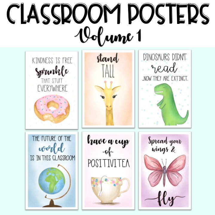 printable-classroom-posters-positive-quotes-classroom-decor-nursery-decor-office-decor-digital-art-growth-mindset-poster-art-etsy for Free Printable Posters For Room Printable Classroom Posters - Positive Quotes / Classroom Decor / Nursery Decor / Office Decor / Digital Art / Growth Mindset / Poster Art - Etsy for Free Printable Posters For Room