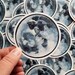 Full Moon Vinyl Sticker - Etsy