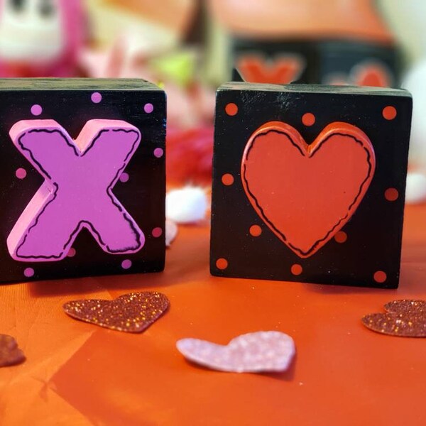 Xo Wooden Letters Etsy
