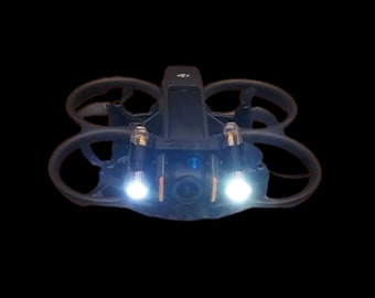 DJI Avata 2 Tactical Spotlight Kit   4 Light Kit-  for Interior Flights in Dark Rooms - LIGHTS INCLUDED !