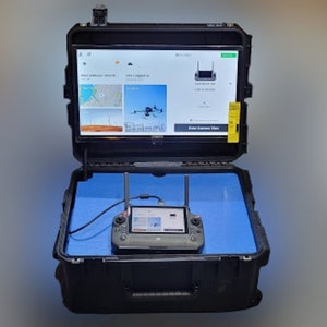 Tactical Command Center for Drones :  24&quot; HD Monitor, 240 Mwh Power Supply, 2- HDMI Inputs by Firehouse Technology