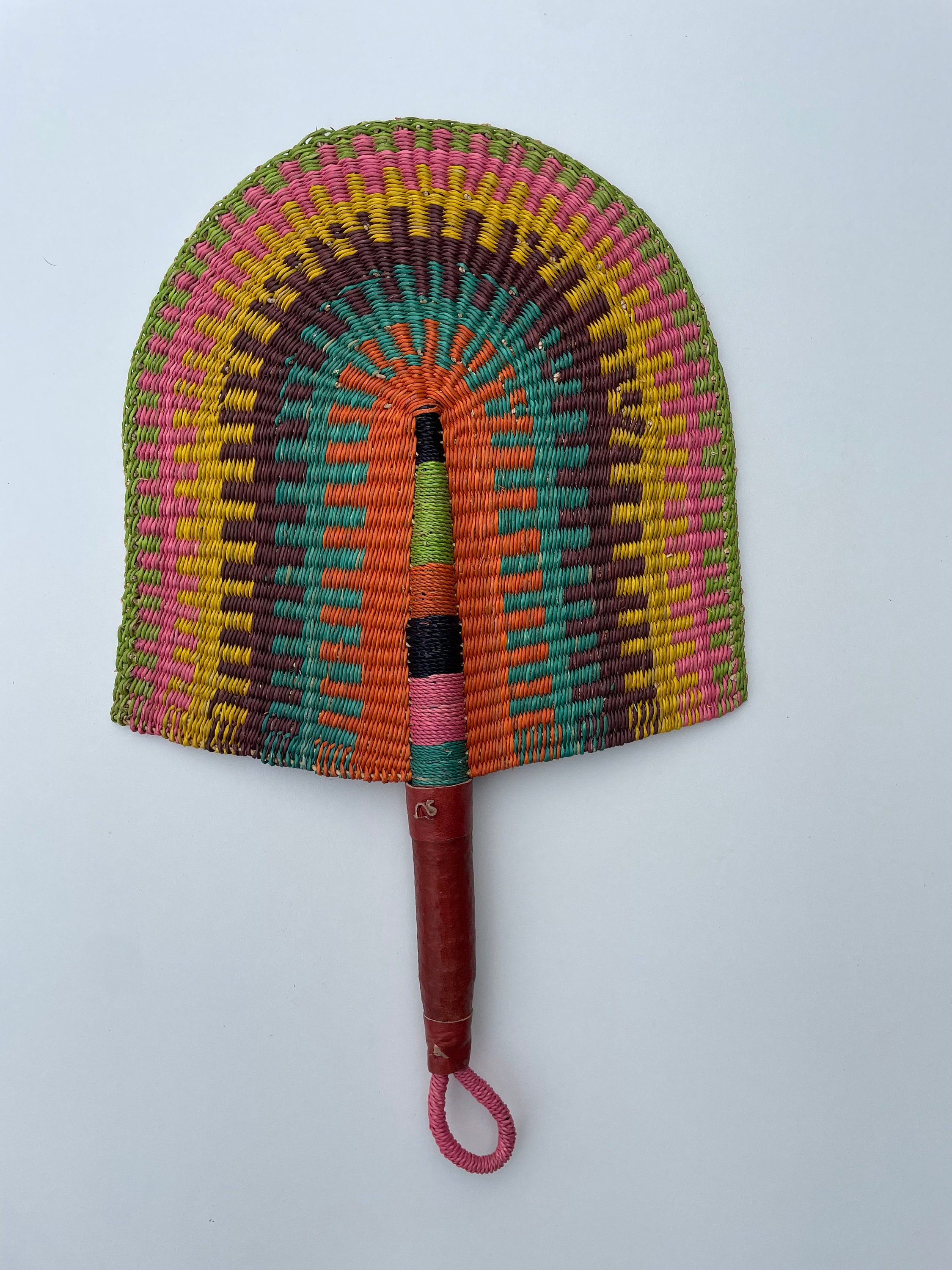 Handwoven Bolga Fan, African Fan, African Wall Decor, Decorative Fan ...