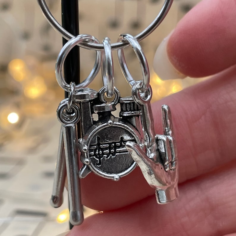 Drummers Keychain Drums Keychain Drum Keyring Music Gift Etsy UK
