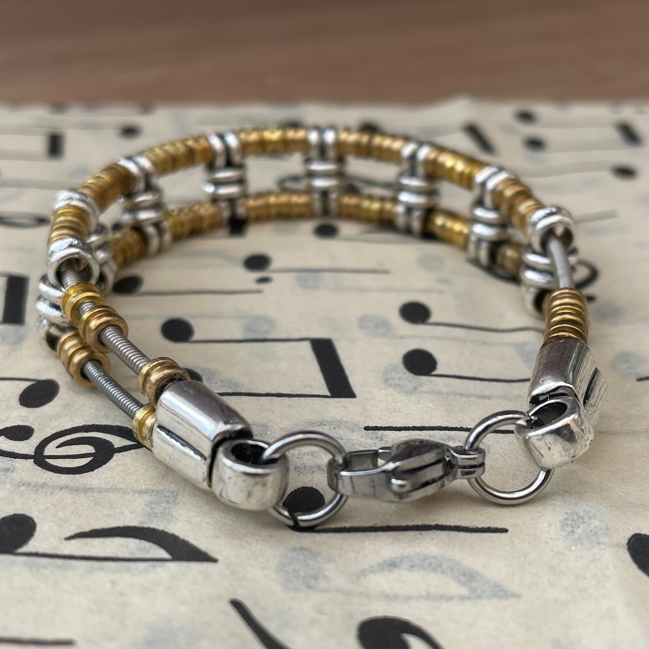 Bass Guitar String Bracelet Guitar Gift Musicians Gift Etsy