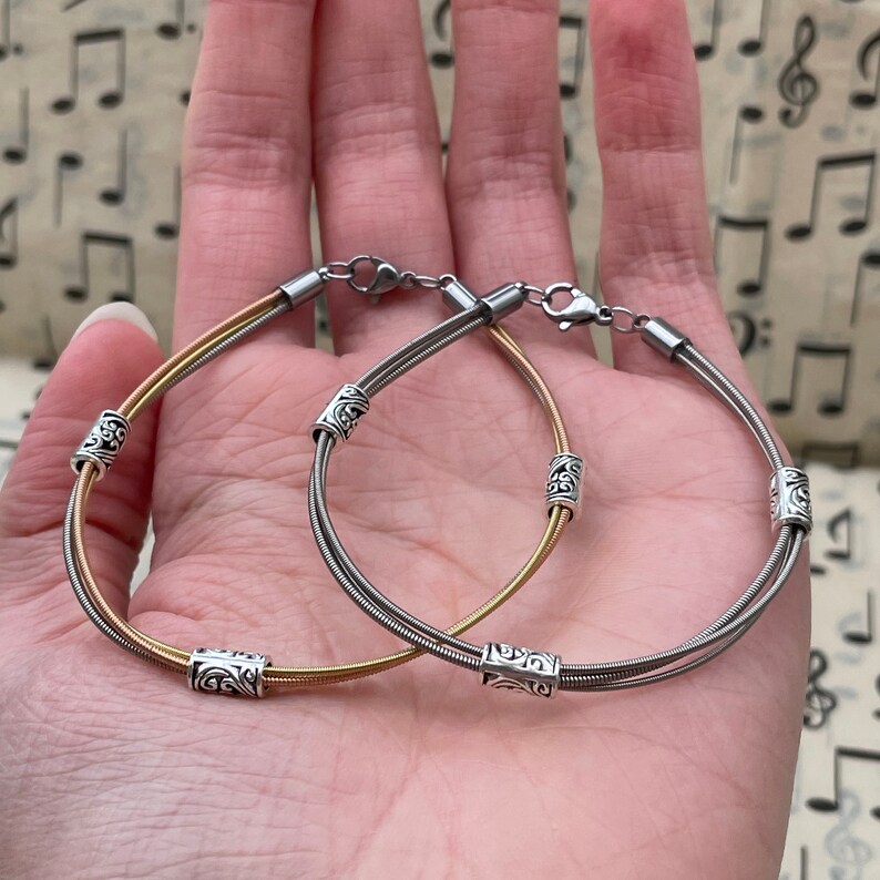 Unisex Guitar String Bracelet Music Gift Guitarist Gift Etsy UK