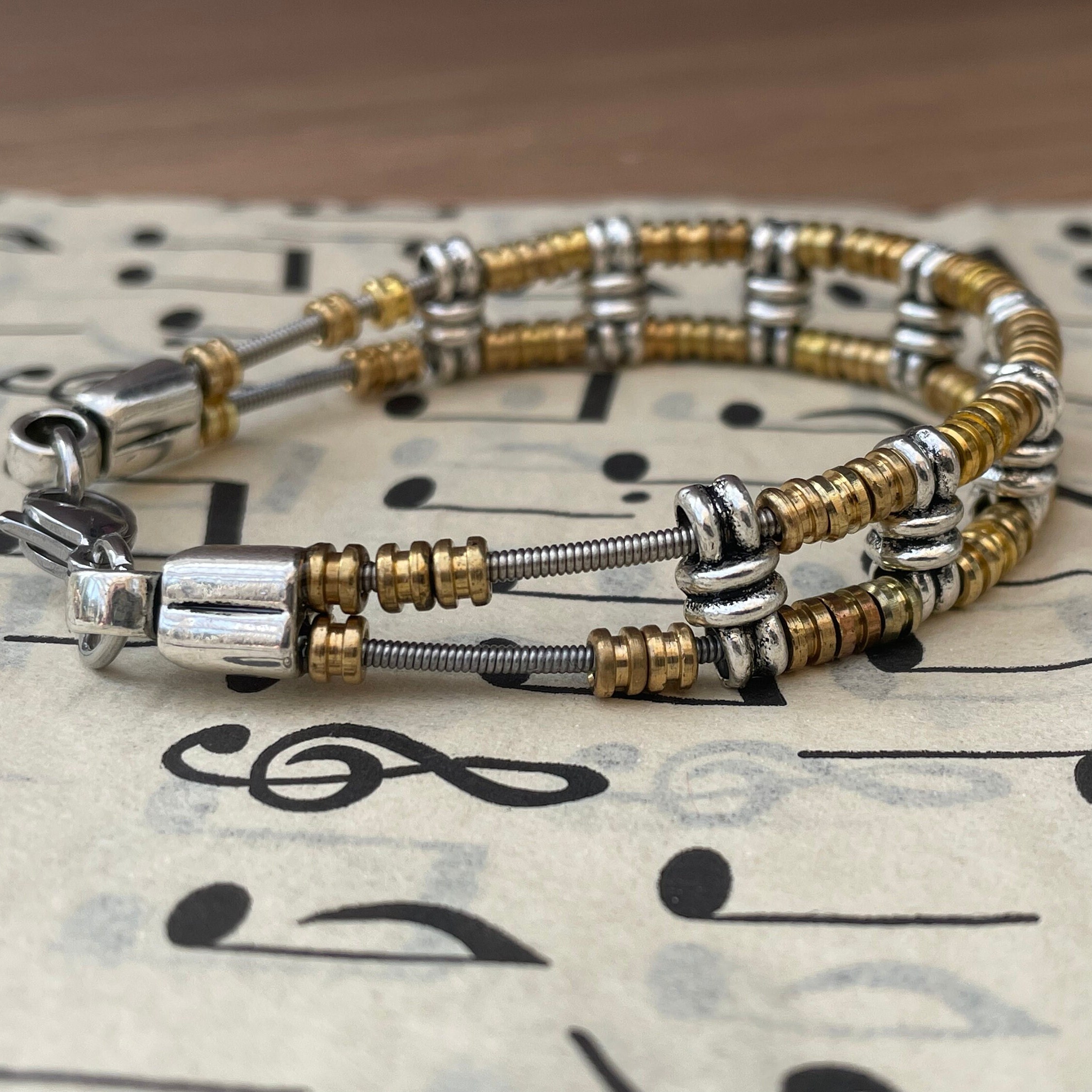 Bass Guitar String Bracelet Guitar Gift Musicians Gift Etsy