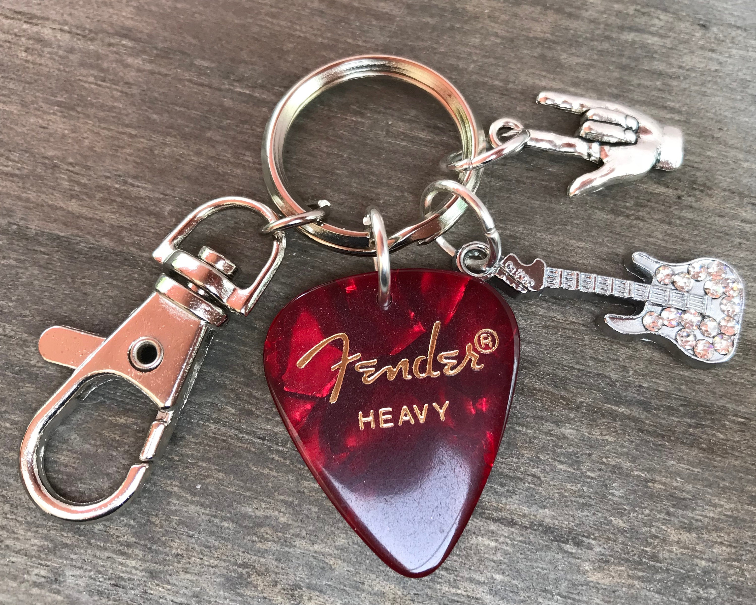 Guitar Keyring/musician Keychain//music Gift//musician Etsy UK