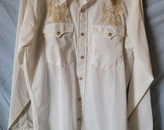 Vintage Men's Western Shirt H Bar C