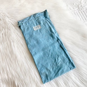 Vintage 1950s Cartier Blue Cloth Dust Bag, Anti-Tarnish Silver Dust Bags/Pouches, Antique Collectibles Cartier New York Paris London