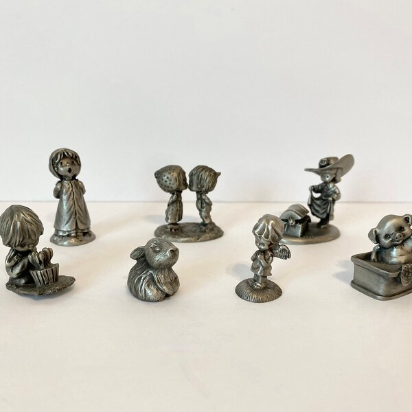 Little Gallery Hallmark Pewter Figurines Etsy