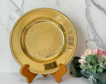 Vintage Scandia Guld 24K Gold-plated Serving Tray – Original Box